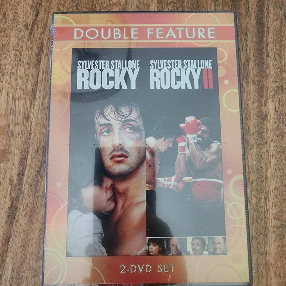 Rocky / Rocky II DVD Double Feature 2-Disc Set Stallone PG MGM New Sealed